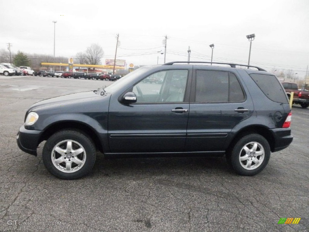 Black Opal Metallic 2002 Mercedes-Benz ML 500 4Matic Exterior Photo #60253845