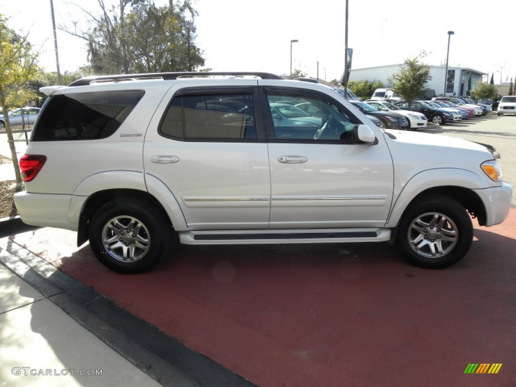 2006 Sequoia Limited - Natural White / Taupe photo #14