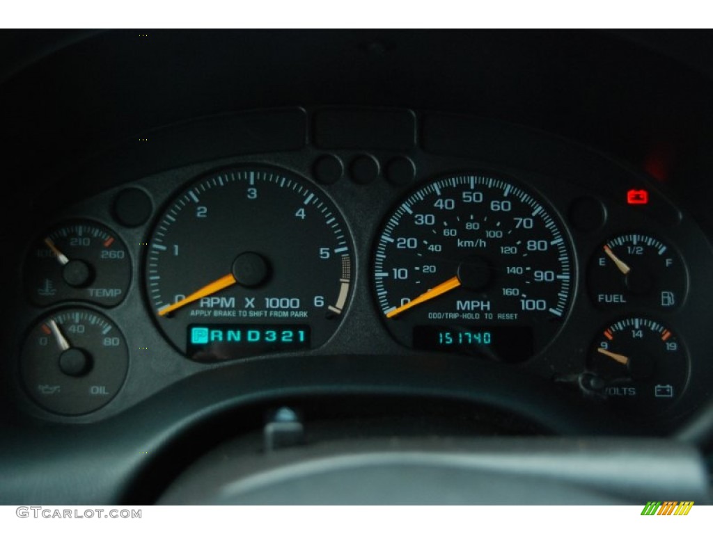2000 Chevrolet Blazer LS Gauges Photo #60255354