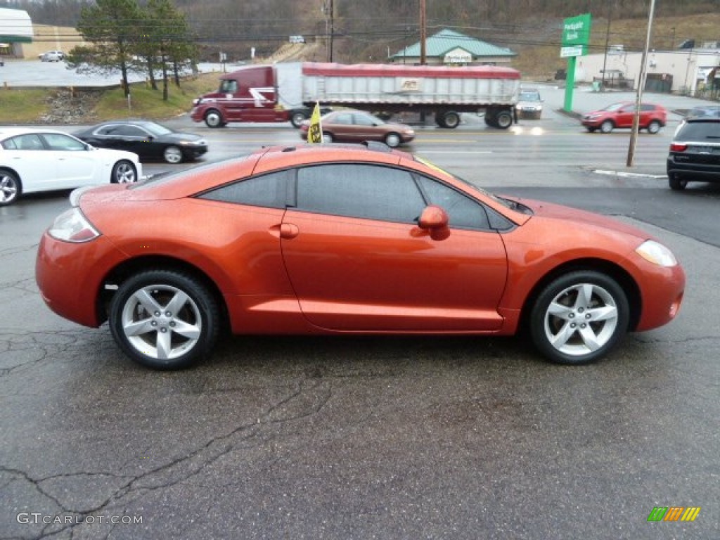Sunset Orange Pearlescent 2008 Mitsubishi Eclipse GS Coupe Exterior Photo #60255593