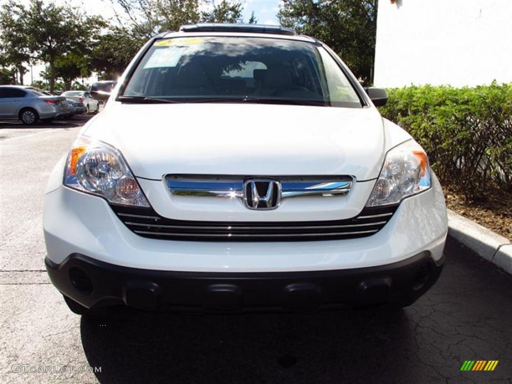 2007 CR-V EX - Taffeta White / Gray photo #8