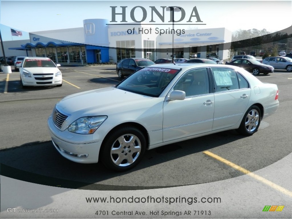 2005 LS 430 Sedan - Moonlight Pearl / Cashmere photo #1