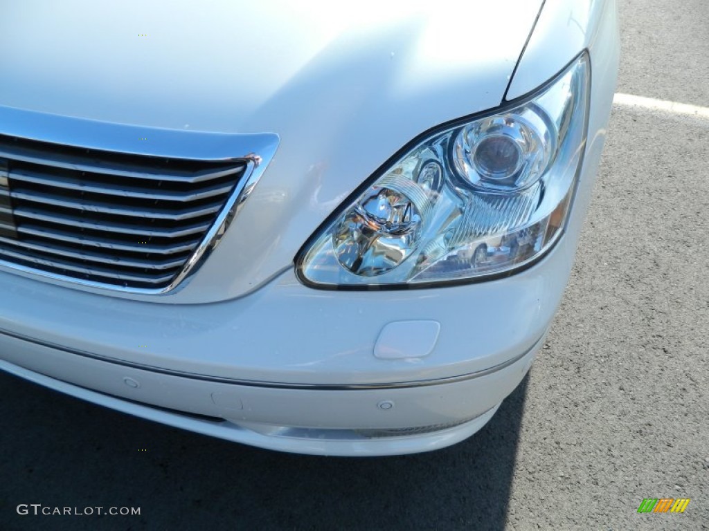 2005 LS 430 Sedan - Moonlight Pearl / Cashmere photo #9