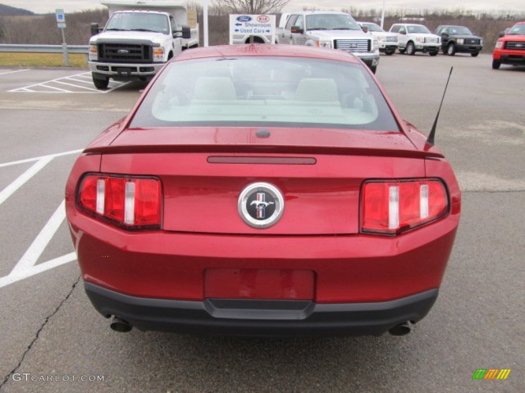 2011 Mustang V6 Premium Coupe - Red Candy Metallic / Stone photo #9