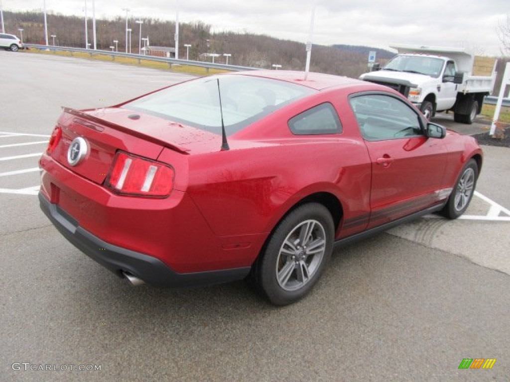 2011 Mustang V6 Premium Coupe - Red Candy Metallic / Stone photo #10