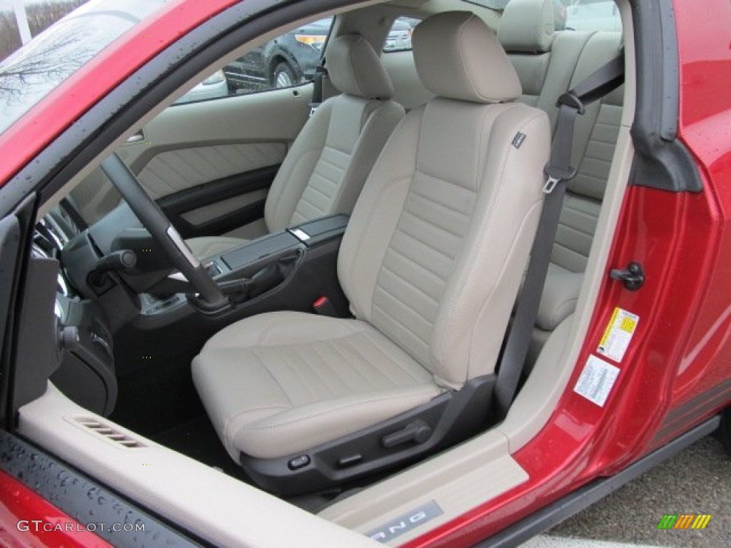 2011 Mustang V6 Premium Coupe - Red Candy Metallic / Stone photo #12