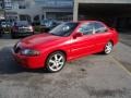 Aztec Red 2004 Nissan Sentra SE-R Spec V Exterior