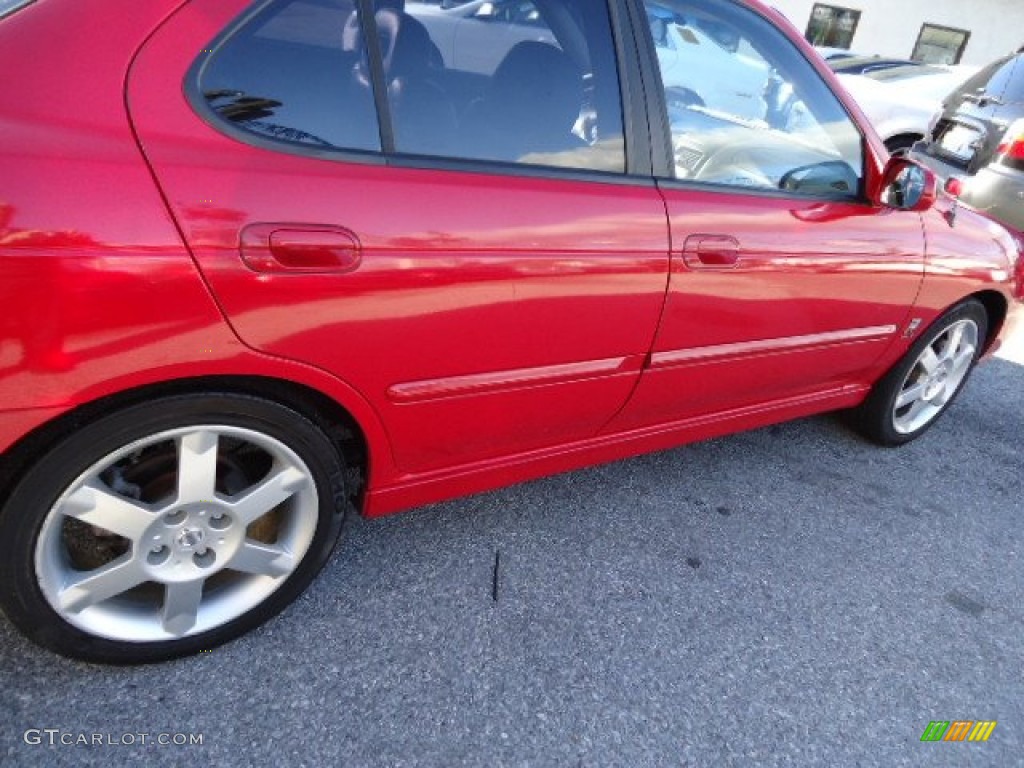 2004 Sentra SE-R Spec V - Aztec Red / SE-R Black/Silver photo #39
