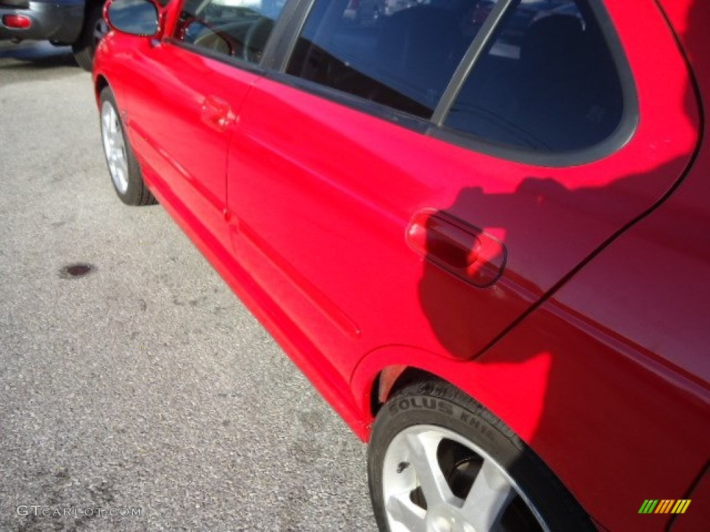 2004 Sentra SE-R Spec V - Aztec Red / SE-R Black/Silver photo #40