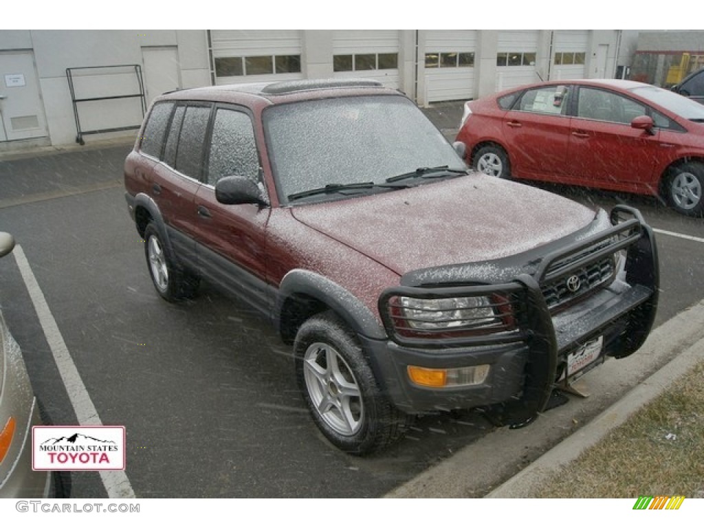 1998 RAV4 4WD - Prussian Red Pearl Metallic / Dark Gray photo #1