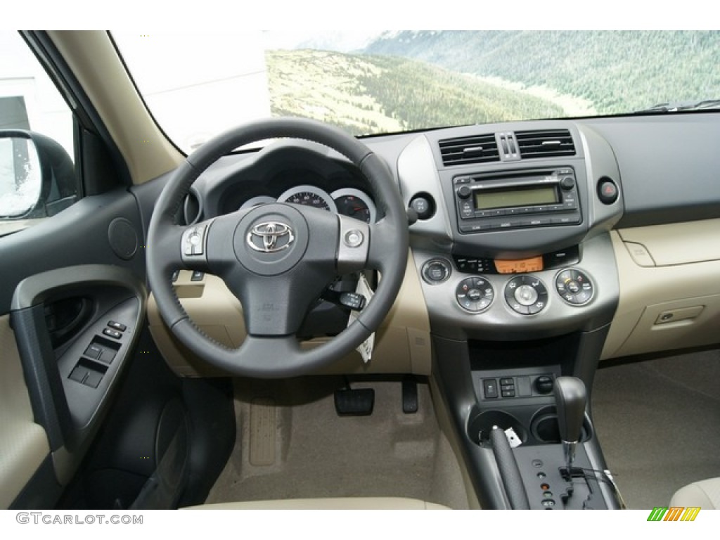 2012 Toyota RAV4 V6 Limited 4WD Sand Beige Dashboard Photo #60259715