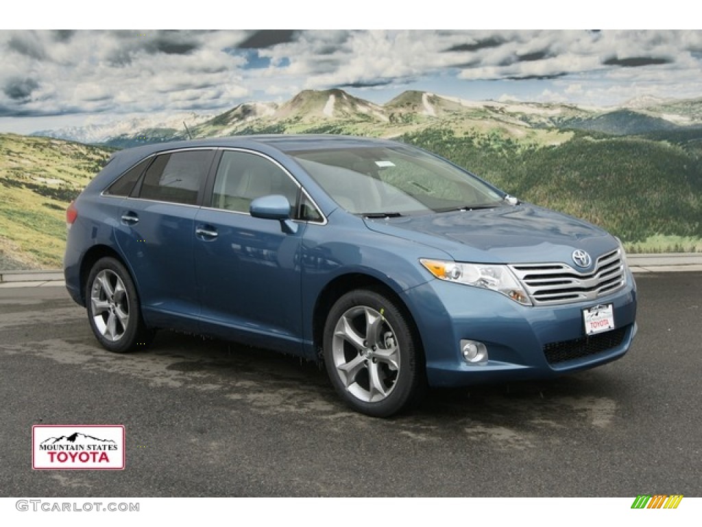 2012 Venza XLE AWD - Tropical Sea Metallic / Ivory photo #1