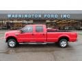 Vermillion Red - F250 Super Duty XLT Crew Cab 4x4 Photo No. 1