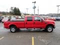 2010 Vermillion Red Ford F250 Super Duty XLT Crew Cab 4x4  photo #5