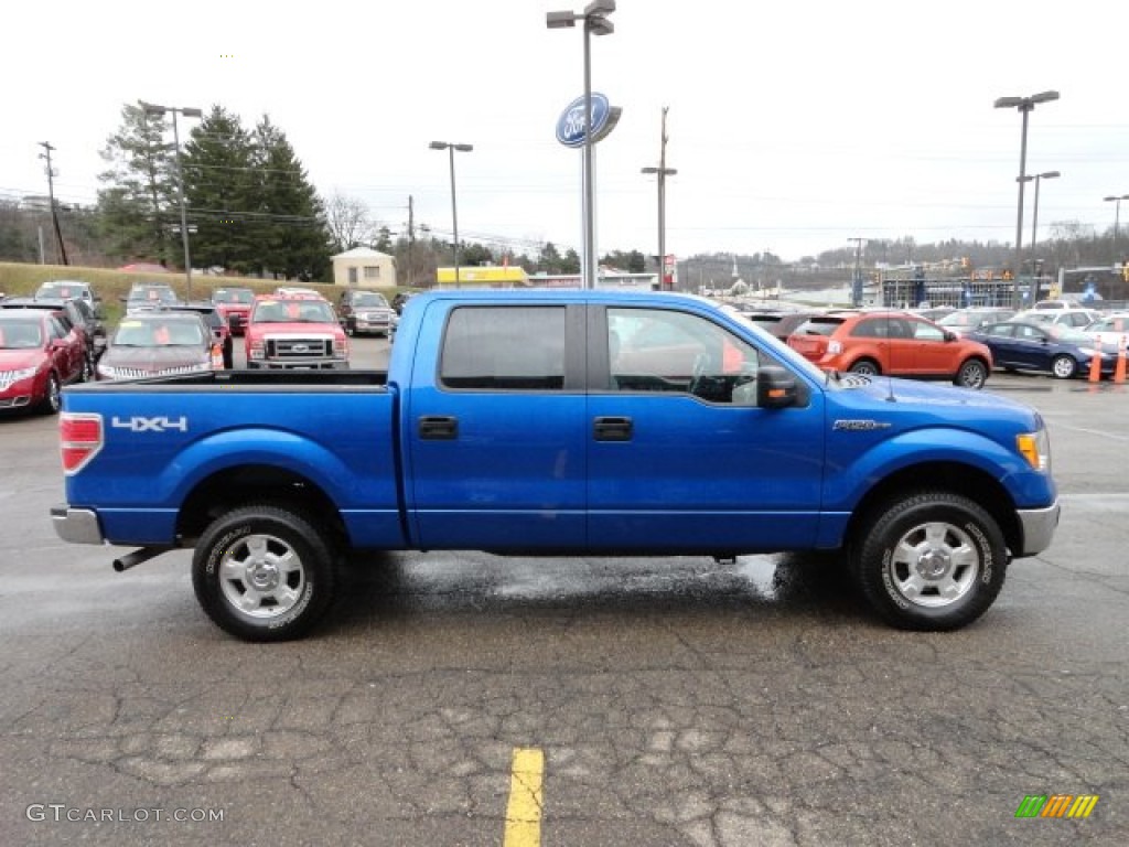 Blue Flame Metallic 2011 Ford F150 XLT SuperCrew 4x4 Exterior Photo #60261434