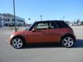 Hot Orange Metallic 2006 Mini Cooper S Convertible Exterior