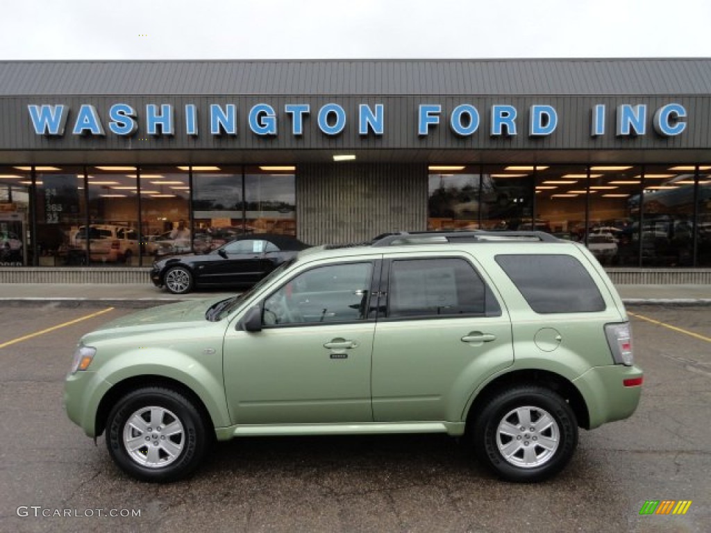 2009 Mariner 4WD - Kiwi Green Metallic / Stone photo #1