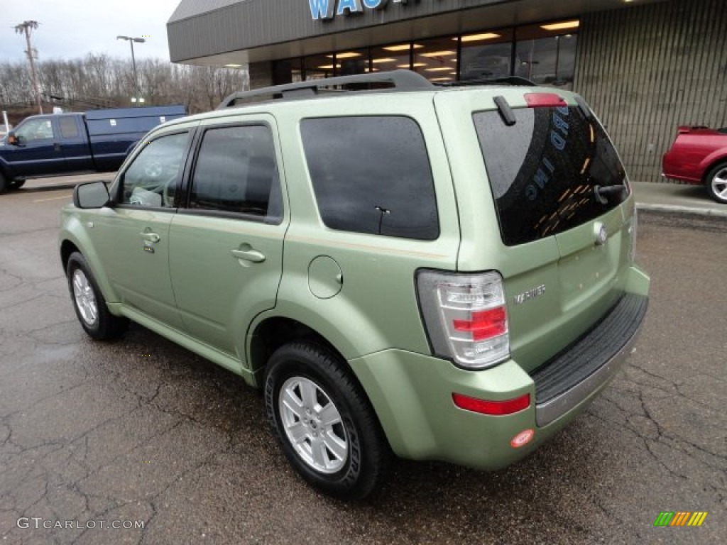2009 Mariner 4WD - Kiwi Green Metallic / Stone photo #2
