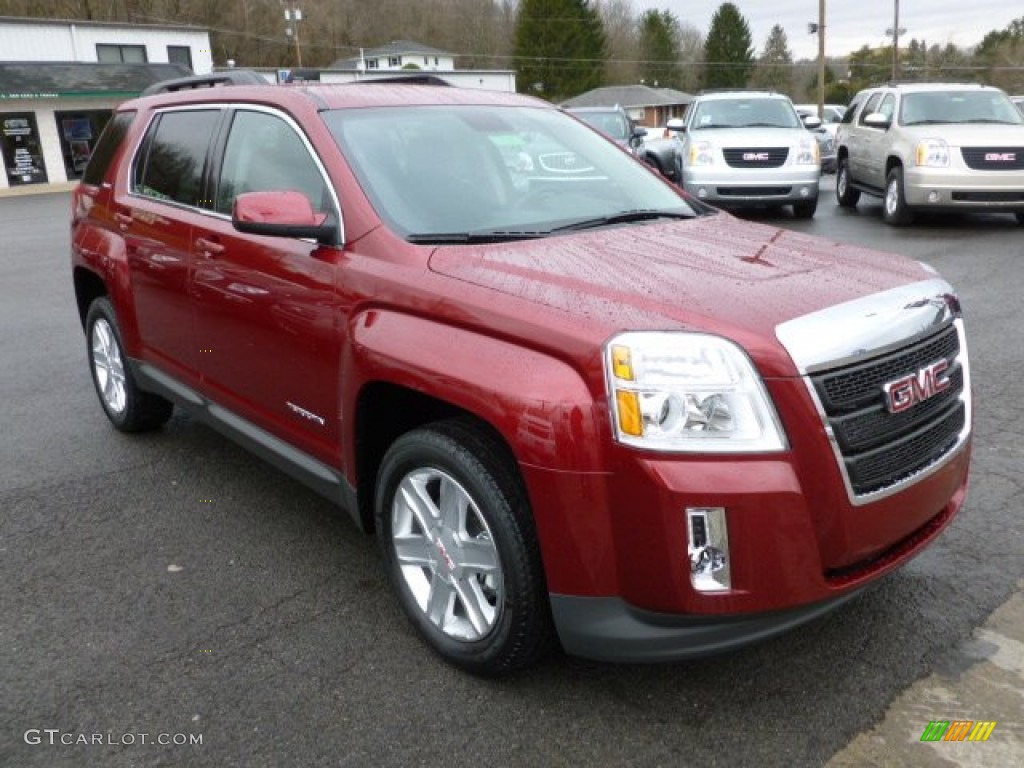 2012 Terrain SLE AWD - Merlot Jewel Metallic / Jet Black photo #1