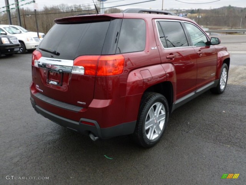 2012 Terrain SLE AWD - Merlot Jewel Metallic / Jet Black photo #7