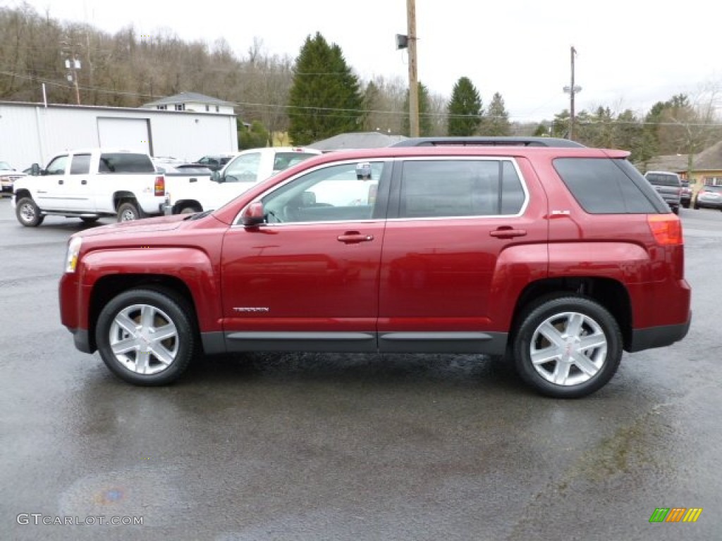 Merlot Jewel Metallic 2012 GMC Terrain SLE AWD Exterior Photo #60262124