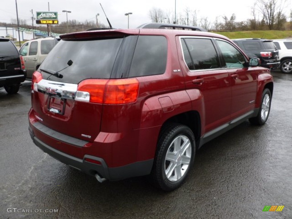 2012 Terrain SLE AWD - Merlot Jewel Metallic / Jet Black photo #7