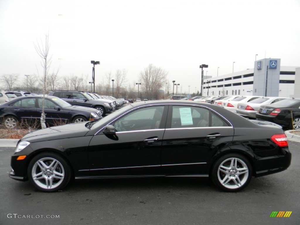 Black 2011 Mercedes-Benz E 350 4Matic Sedan Exterior Photo #60262712