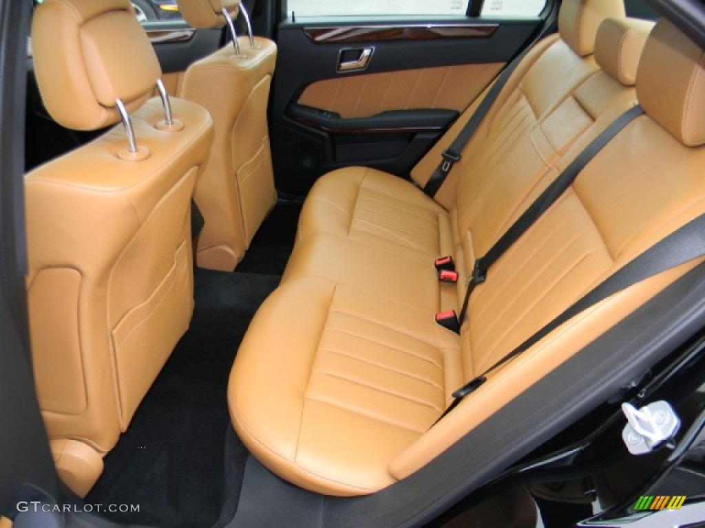 Natural Beige/Black Interior 2011 Mercedes-Benz E 350 4Matic Sedan Photo #60262739