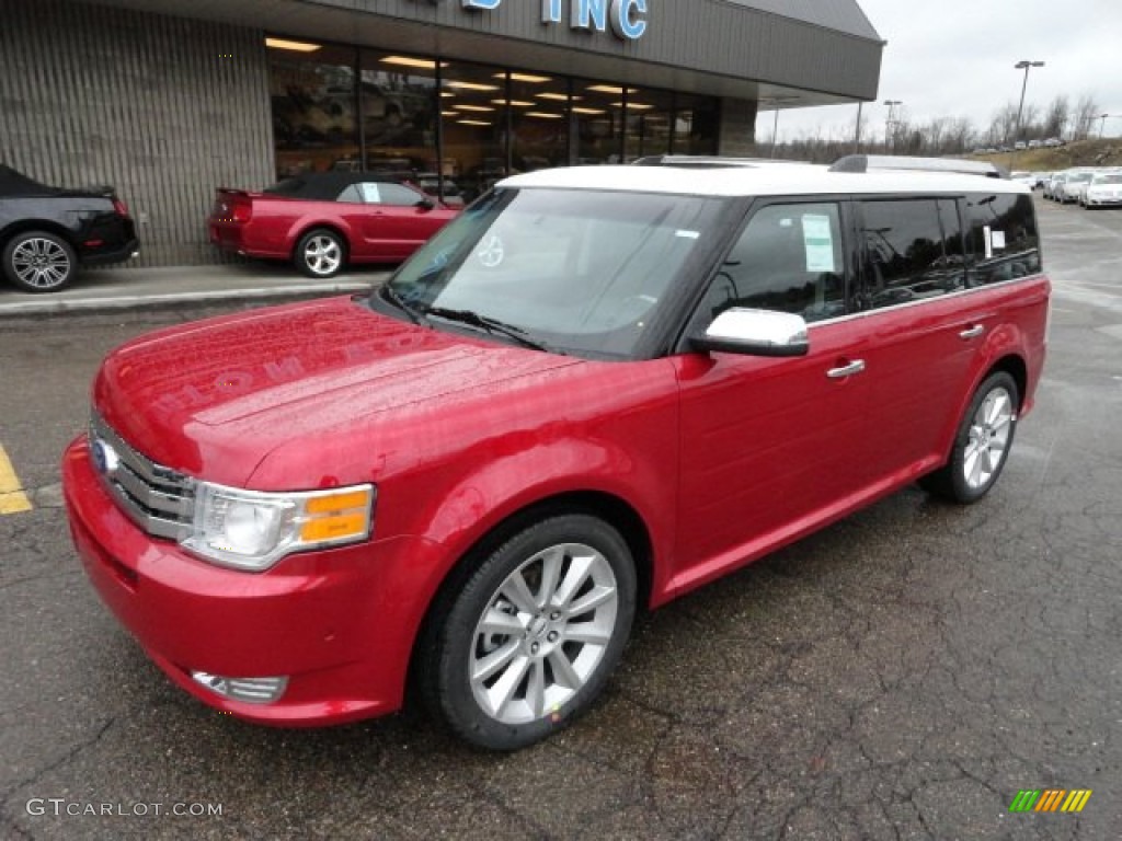 Red Candy Metallic 2012 Ford Flex Limited EcoBoost AWD Exterior Photo #60263579