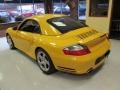 2004 Speed Yellow Porsche 911 Turbo Cabriolet  photo #5
