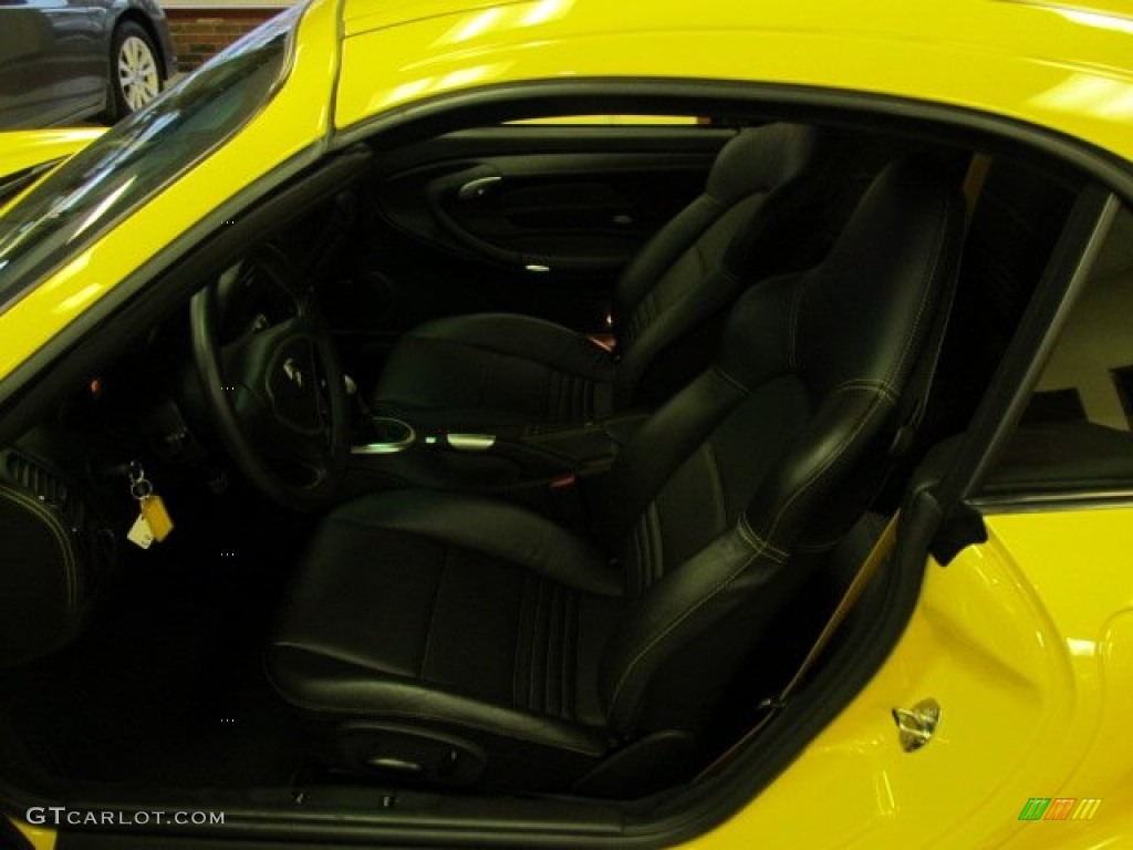 2004 911 Turbo Cabriolet - Speed Yellow / Black photo #17