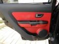 Red/Black Sport Cloth Door Panel Photo for 2010 Kia Soul #60264026