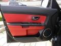 Red/Black Sport Cloth Door Panel Photo for 2010 Kia Soul #60264062