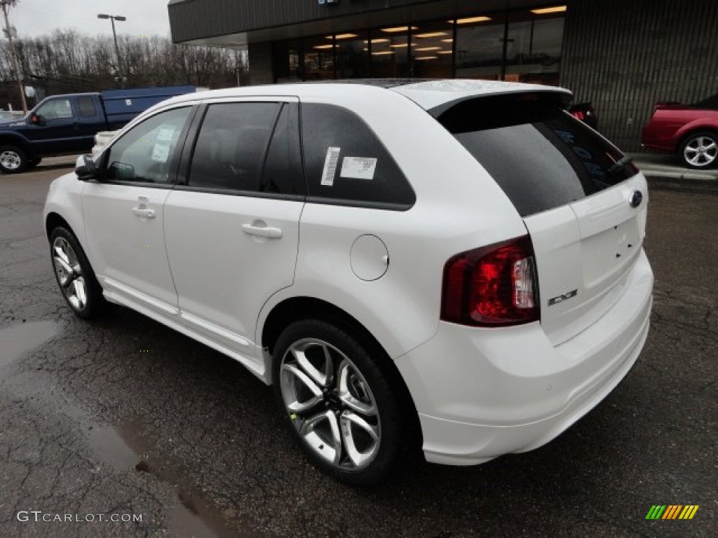 2012 Edge Sport AWD - White Platinum Metallic Tri-Coat / Charcoal Black/Silver Smoke Metallic photo #2