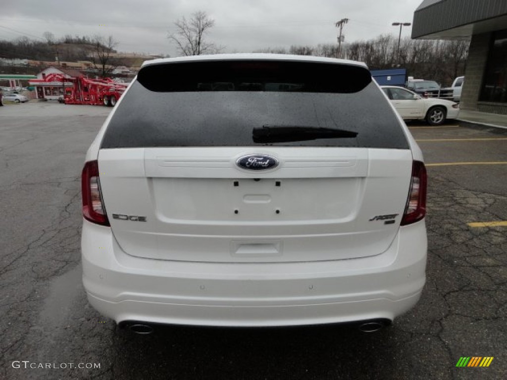 2012 Edge Sport AWD - White Platinum Metallic Tri-Coat / Charcoal Black/Silver Smoke Metallic photo #3