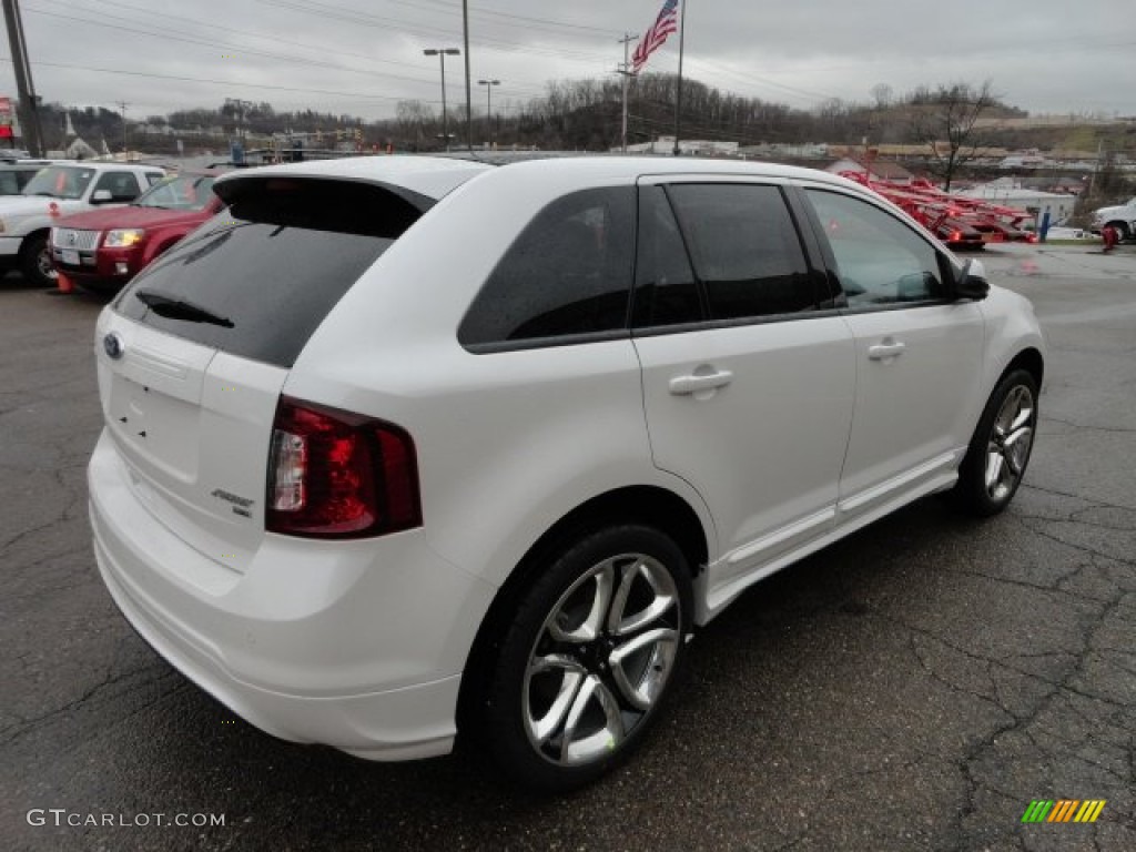 2012 Edge Sport AWD - White Platinum Metallic Tri-Coat / Charcoal Black/Silver Smoke Metallic photo #4