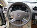 2009 Mercedes-Benz ML Cashmere Interior Steering Wheel Photo