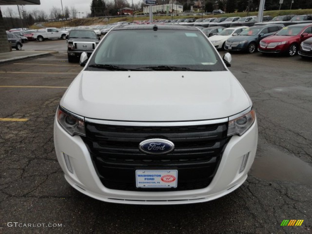 2012 Edge Sport AWD - White Platinum Metallic Tri-Coat / Charcoal Black/Silver Smoke Metallic photo #7