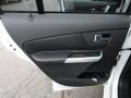 Charcoal Black/Silver Smoke Metallic 2012 Ford Edge Sport AWD Door Panel