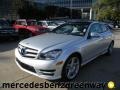 2012 Iridium Silver Metallic Mercedes-Benz C 250 Coupe  photo #1