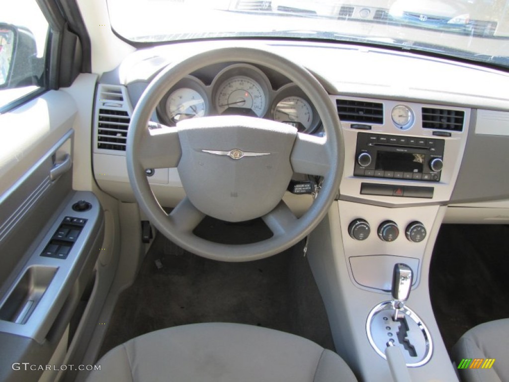 2009 Chrysler Sebring LX Sedan Dark Khaki/Light Graystone Dashboard Photo #60265562