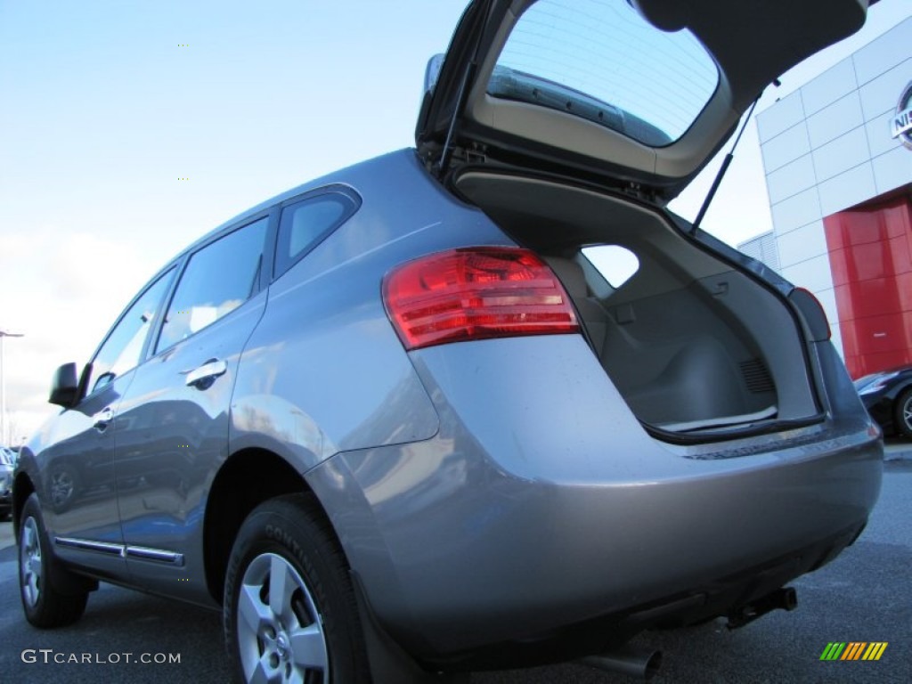 2011 Rogue S - Gotham Gray Metallic / Gray photo #13