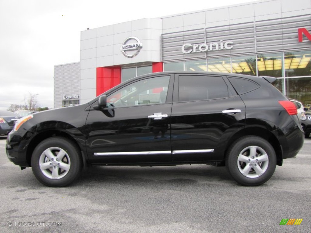 2012 Rogue S Special Edition - Super Black / Black photo #2