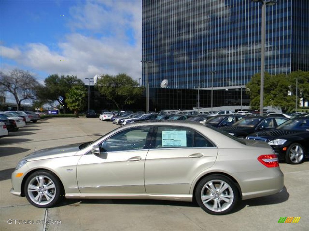 Pearl Beige Metallic 2012 Mercedes-Benz E 350 Sedan Exterior Photo #60266695