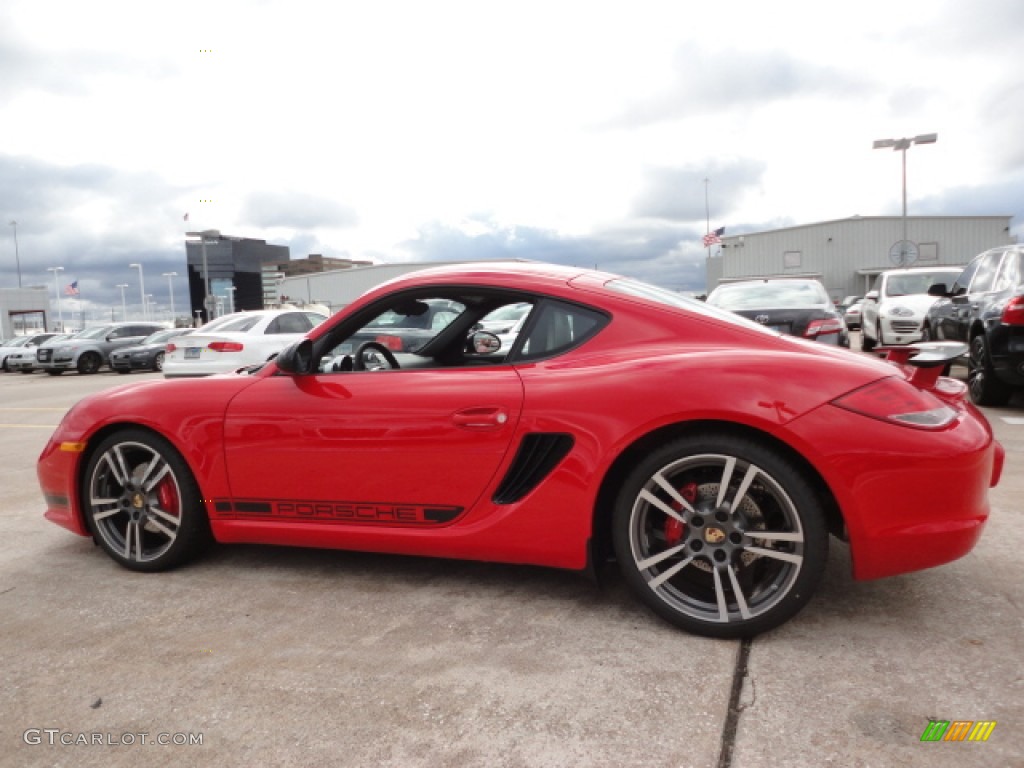 2012 Cayman R - Guards Red / Black photo #3