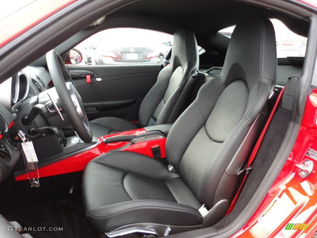 Black Interior 2012 Porsche Cayman R Photo #60266990