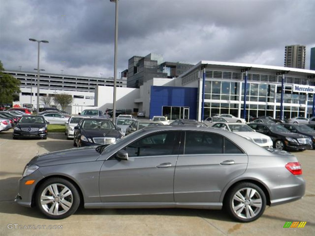 2012 E 350 BlueTEC Sedan - Palladium Silver Metallic / Black photo #8