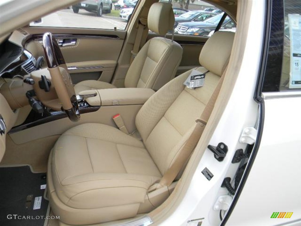 Cashmere/Savanna Interior 2012 Mercedes-Benz S 550 Sedan Photo #60267254