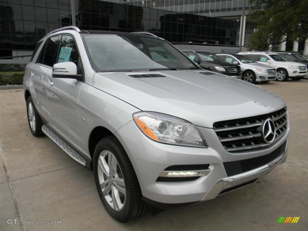 Iridium Silver Metallic 2012 Mercedes-Benz ML 350 4Matic Exterior Photo #60267515