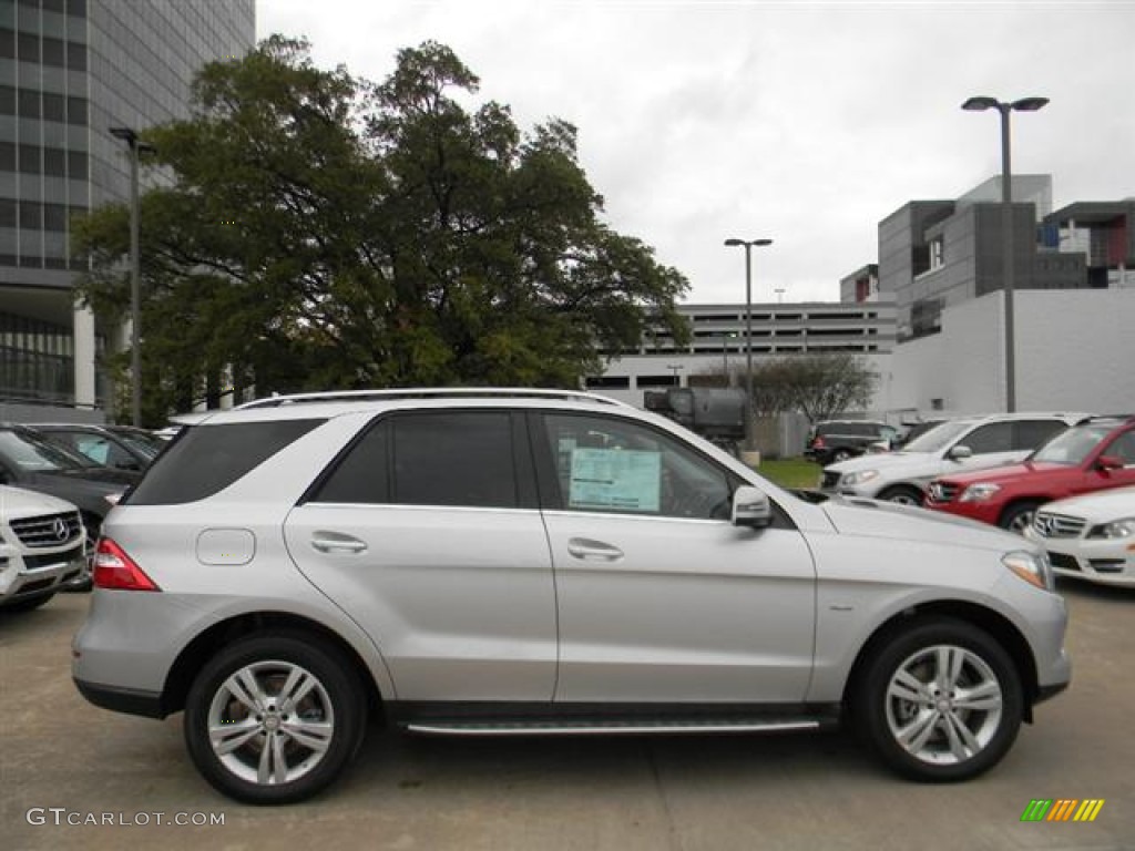 Iridium Silver Metallic 2012 Mercedes-Benz ML 350 4Matic Exterior Photo #60267524